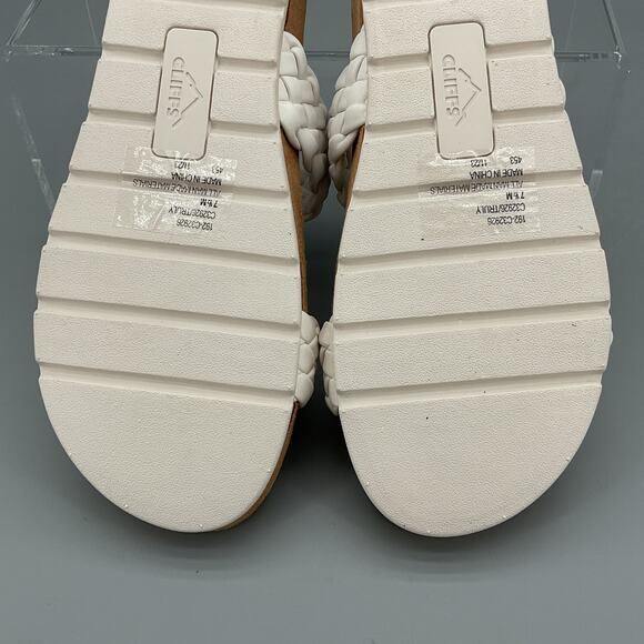NEW Cliffs by White Mountain Women’s Truly Slide Sandals White Size 7.5 - Picture 10 of 10